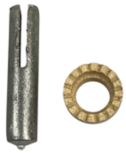 Slidset Stift Ø10x040, slidts 15 mm Matr. 1.4841