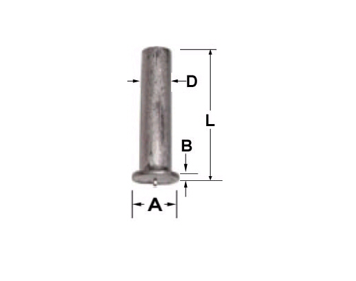 UT STIFT Ø6x8 Matr. MS63