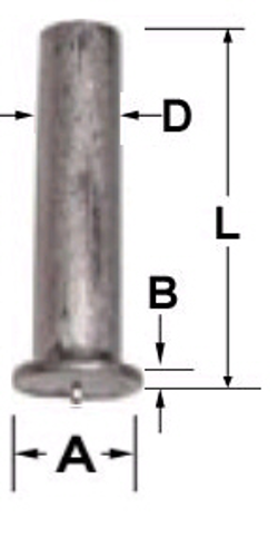 UT STIFT Ø6x45 Matr. MS63