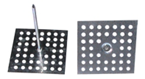 Clavu Por, 50x50x0,4 44 holes,Clip, pin 114x2,7mm CuW