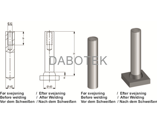 UD Stift Ø20X20 mm Matr. A2-50 efter EN ISO 13918