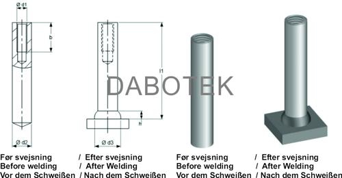 UD Stift Ø10X75 mm Matr. A2-50 efter EN ISO 13918