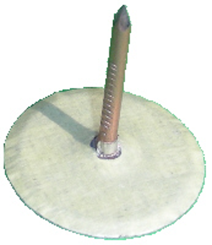 Tallerkenstift Ø30x76x2,7mm, Klips Isoleret