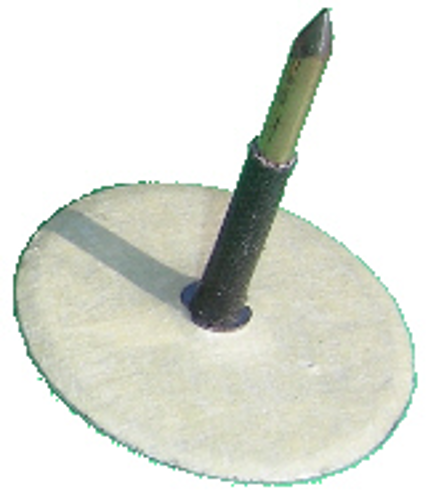 Tallerkenstift Ø30x58x2,7mm, Klip og Pin Isoleret