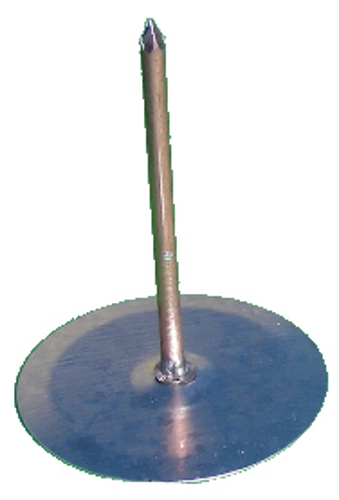 Tallerkenstift Ø38x25x2,7mm, ingen isolering